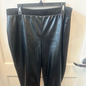 Ashley Stewart pleather pants
